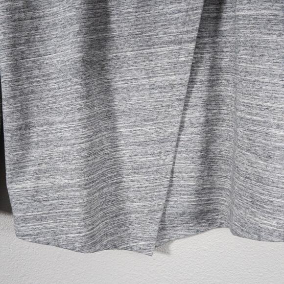Danskin Gray Cowl Neck Cardigan Lightweight Minimalist Athleisure Size L - Picture 6 of 12